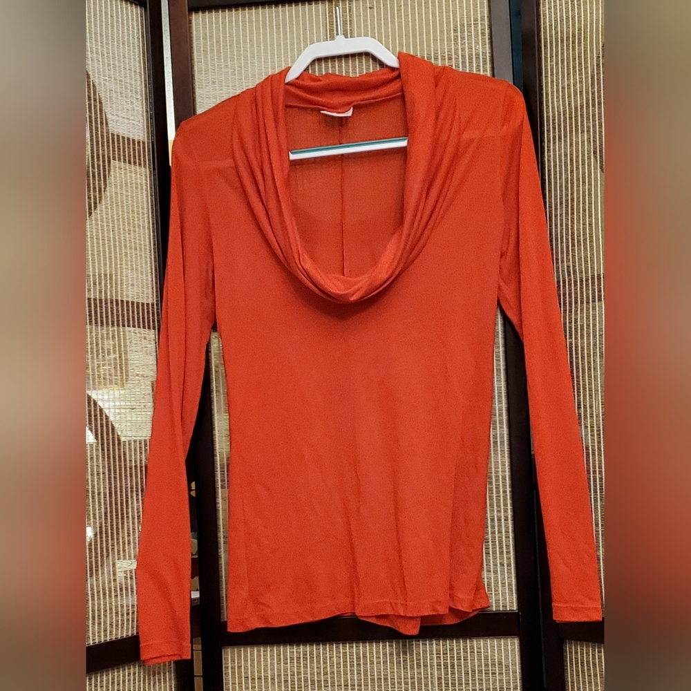 Junior's Cowl Neck Blouse